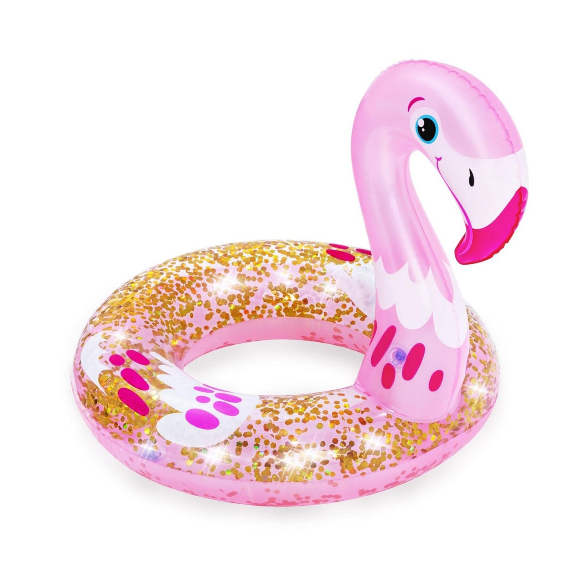 Bestway zwemband glitter flamingo roze