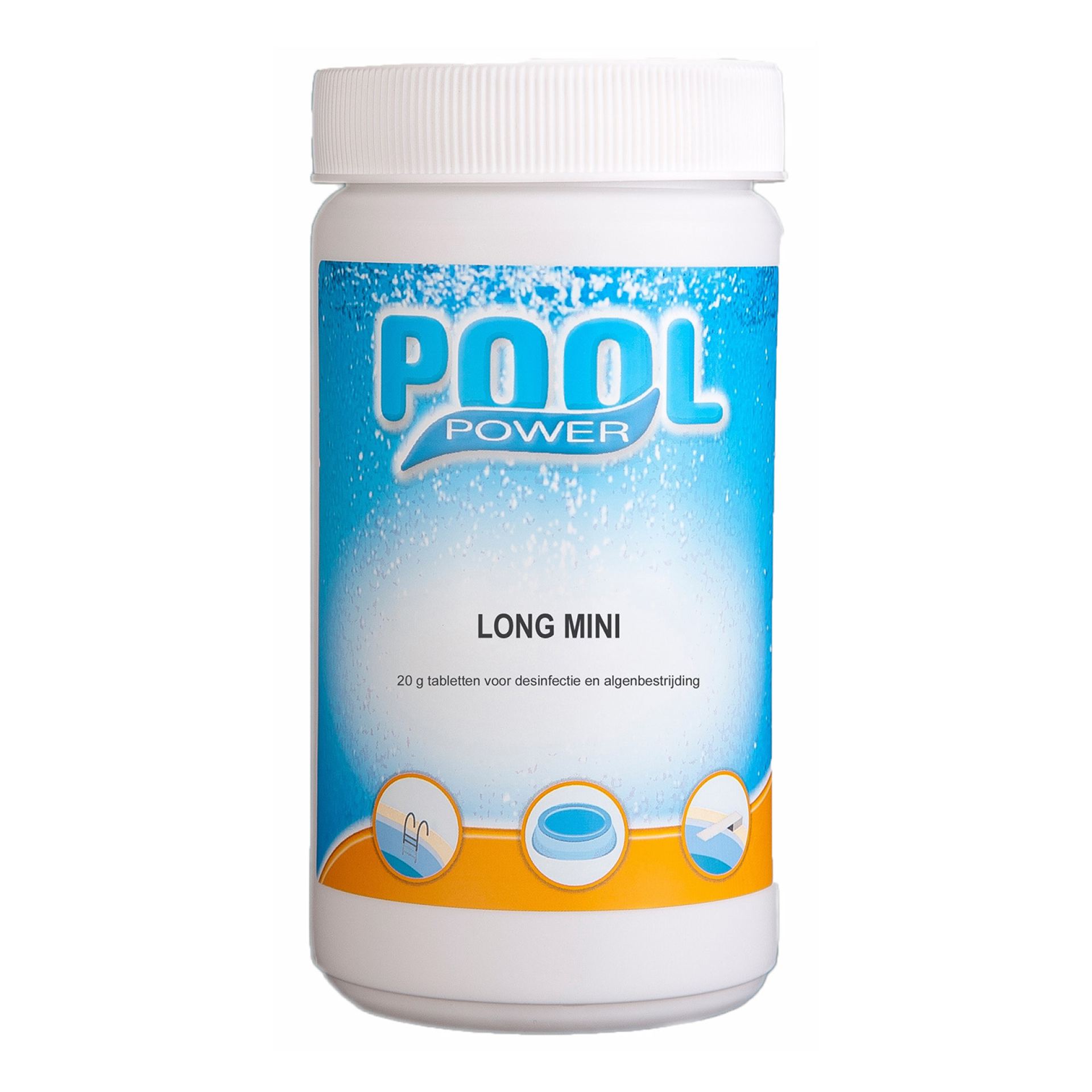 Pool power long mini chloortabletten