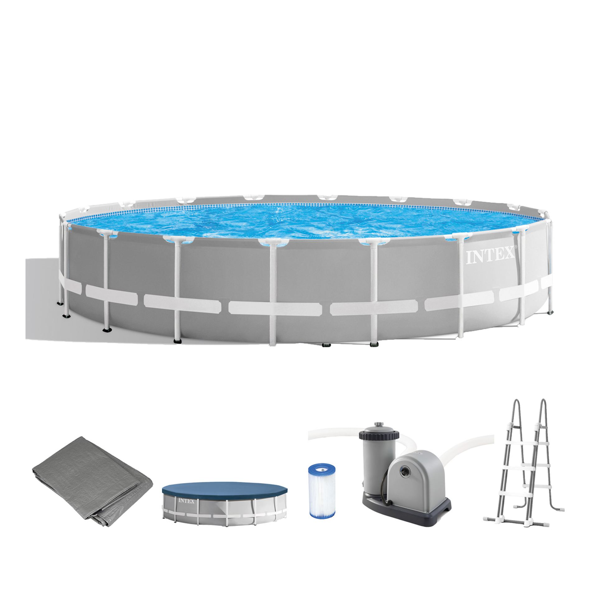 Intex zwembad prism frame premium pool set