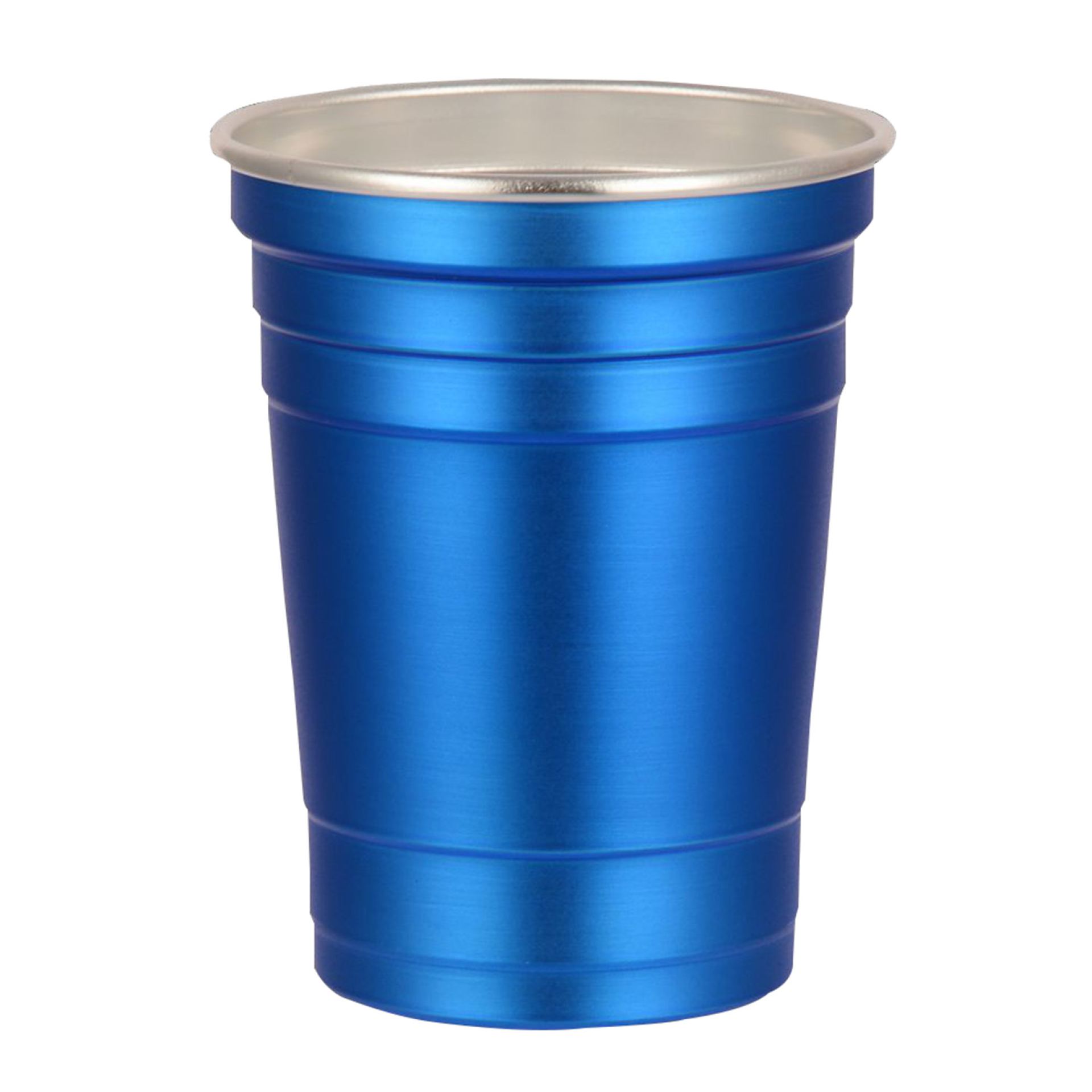 Aluminium red cups 52cl Blauw