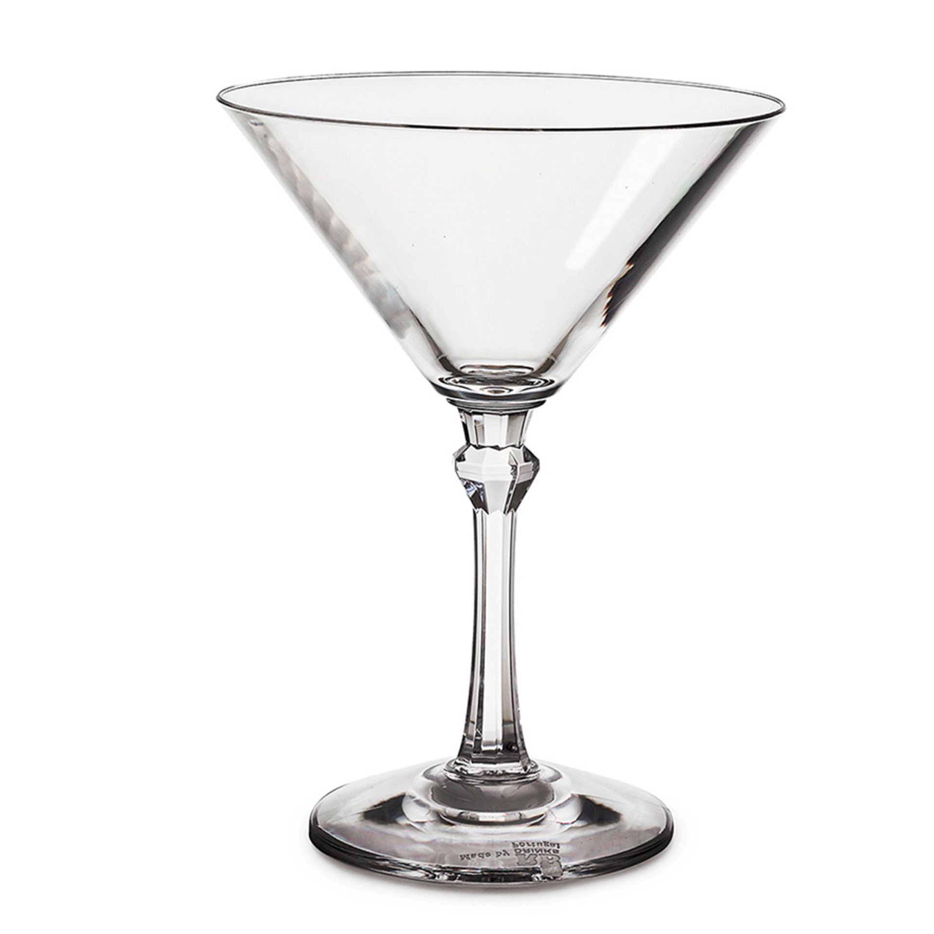 Kunststof Martini glazen 20cl transparant