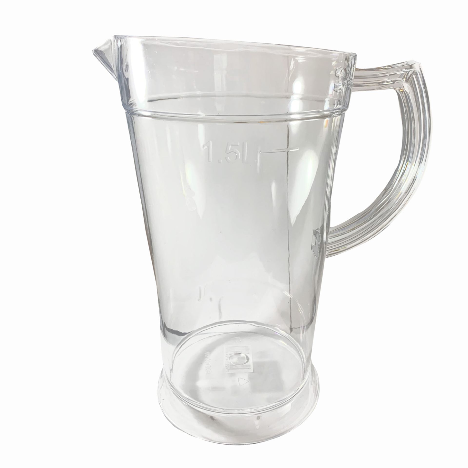 kunststof pitchers 1,5 liter Transparant