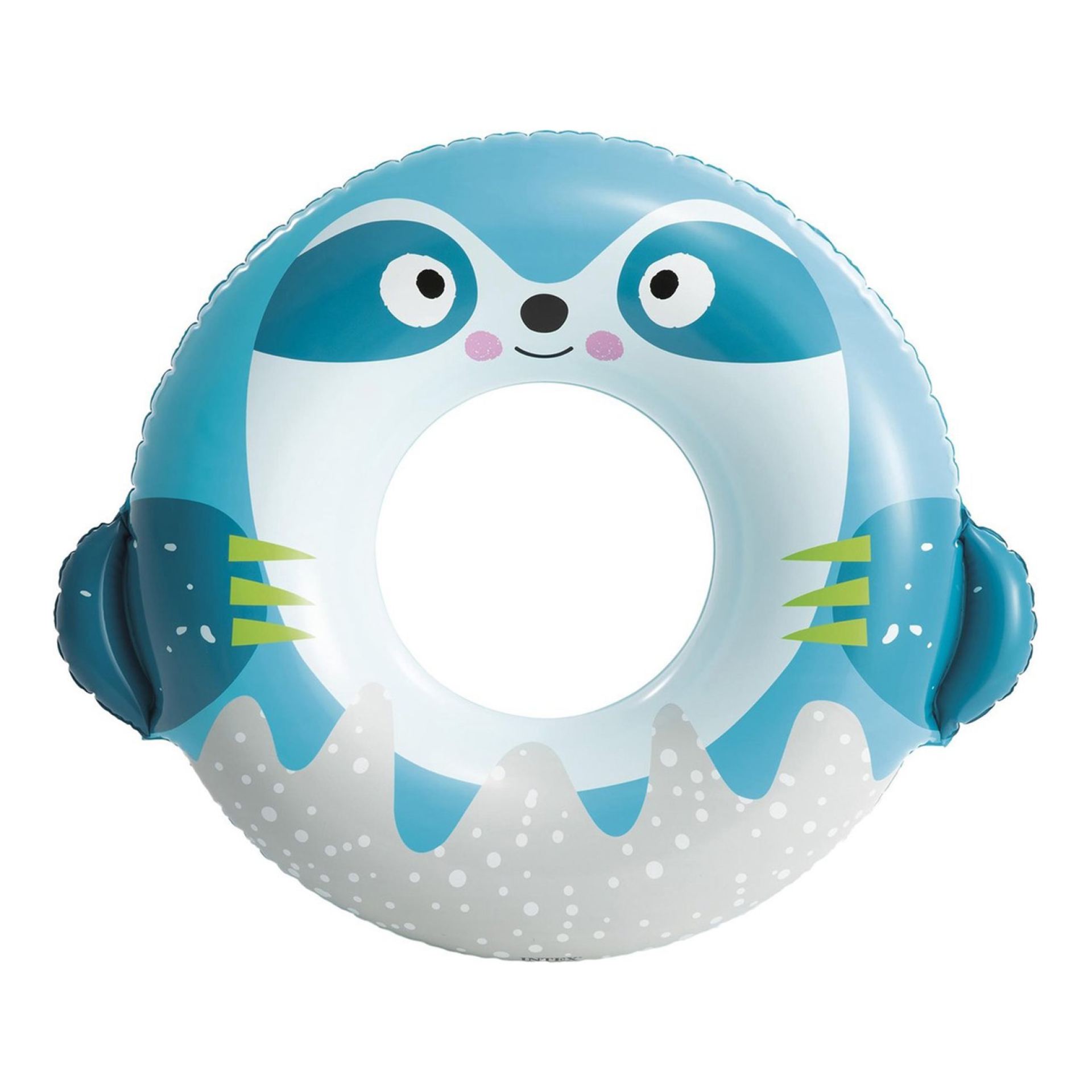 Intex zwemband cute animal tube blauw 84x76cm