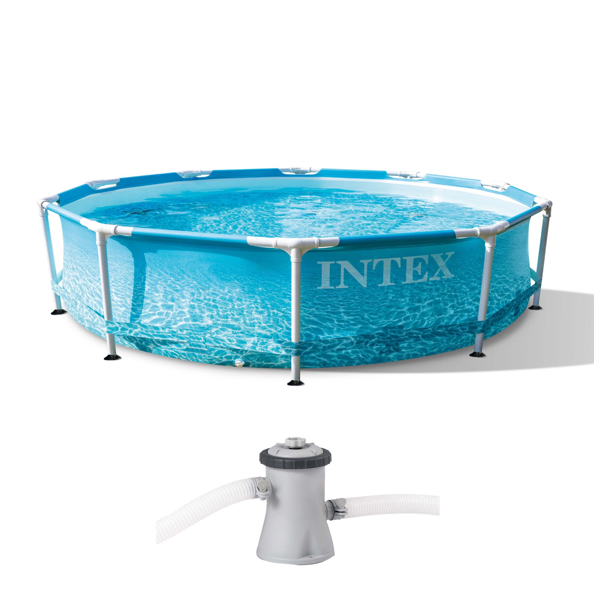 Intex beachside metal frame pool 305cm x 76