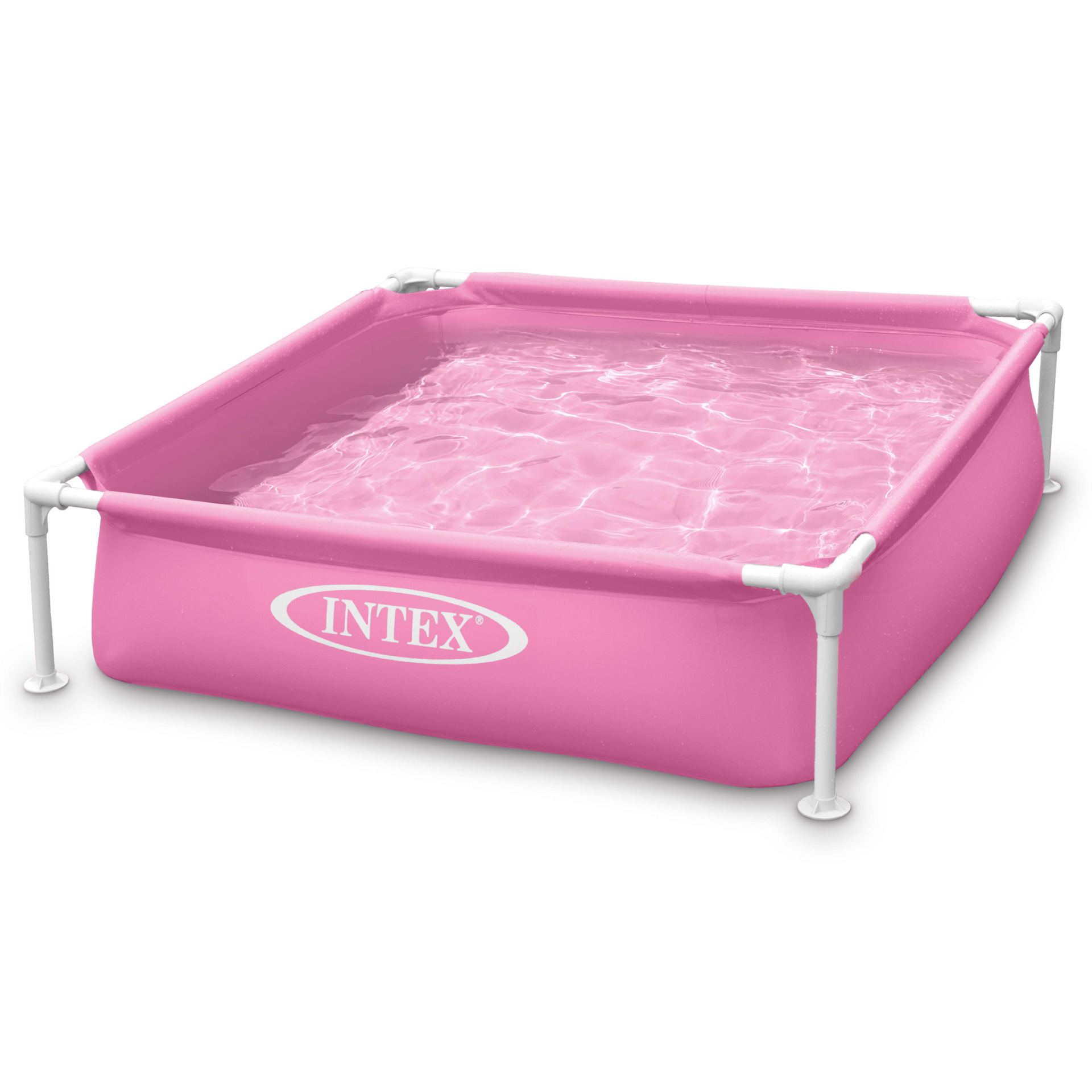 Intex mini frame pool - Roze