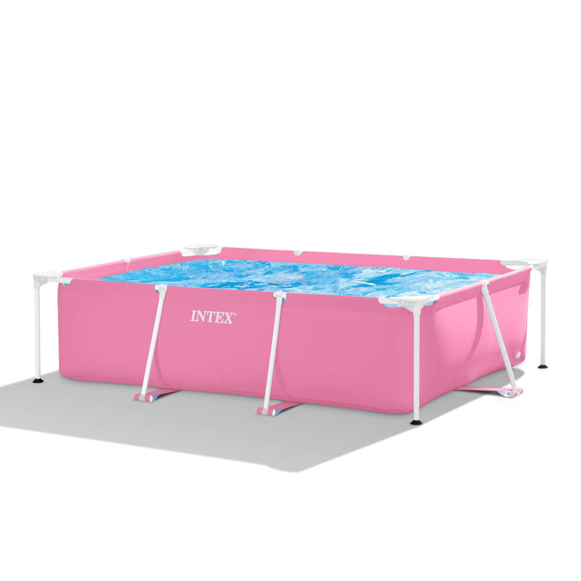 Intex pink rectangular frame pool